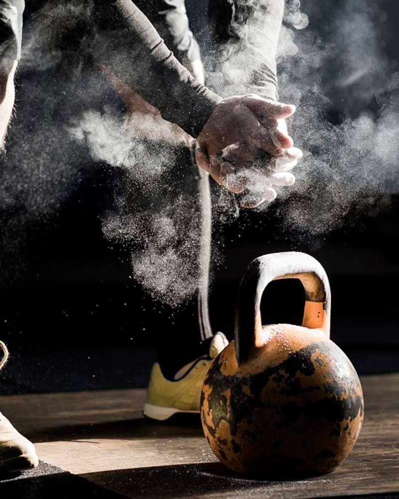 Site CrossFit Drakon — design impactant avec typographie forte et contrastes marqués